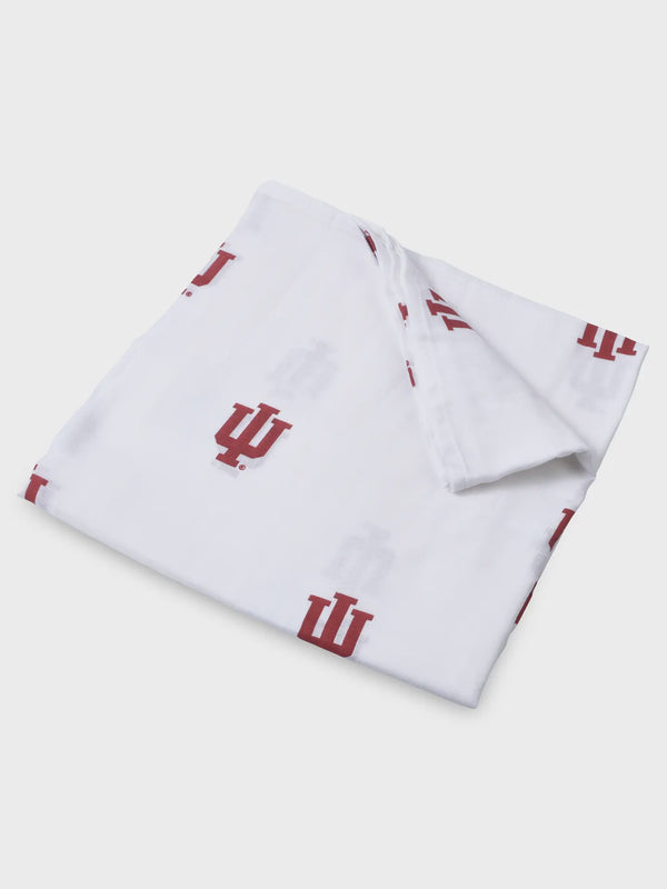 Indiana University Muslin Swaddle Blanket